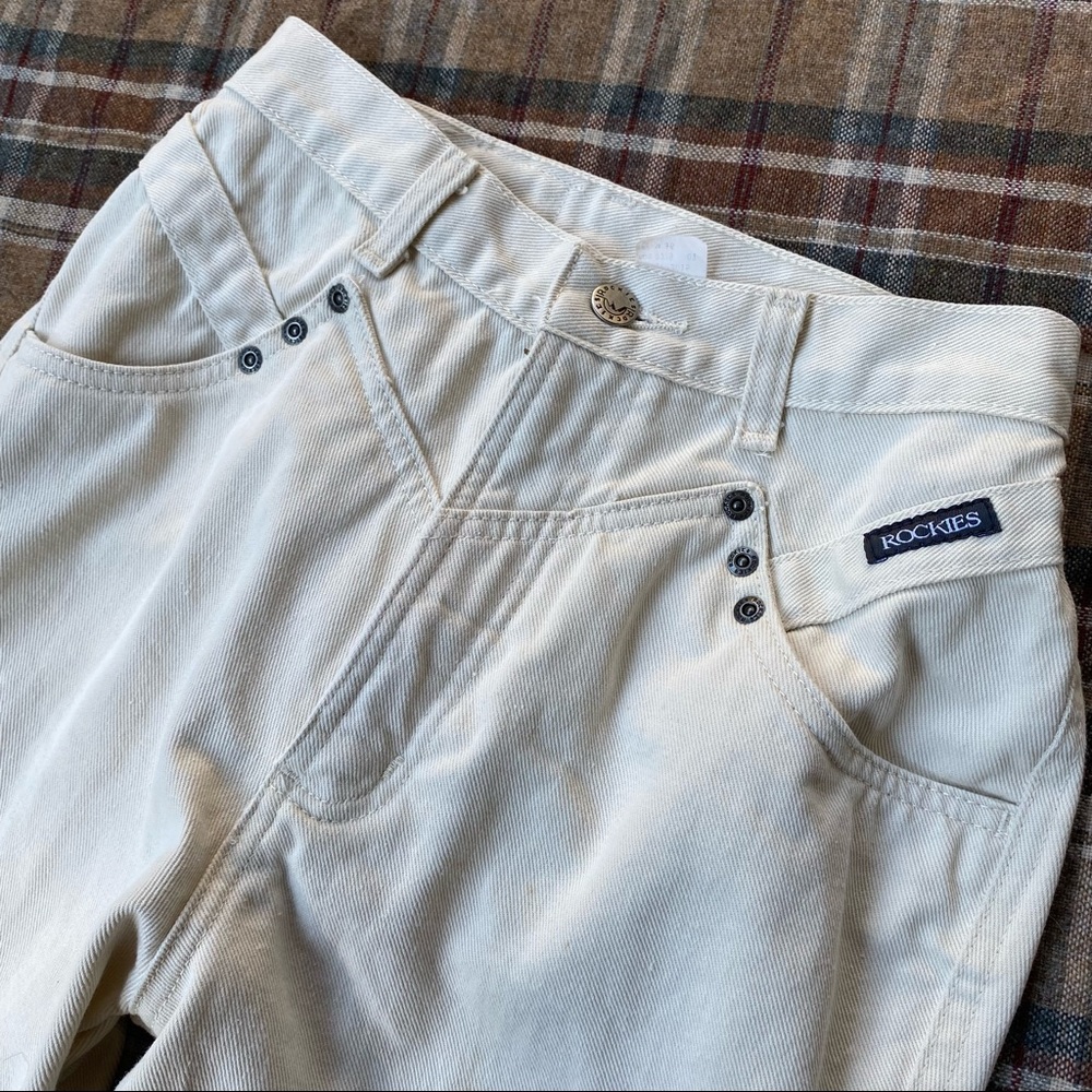 Vintage Dead-Stock Cream Rockies